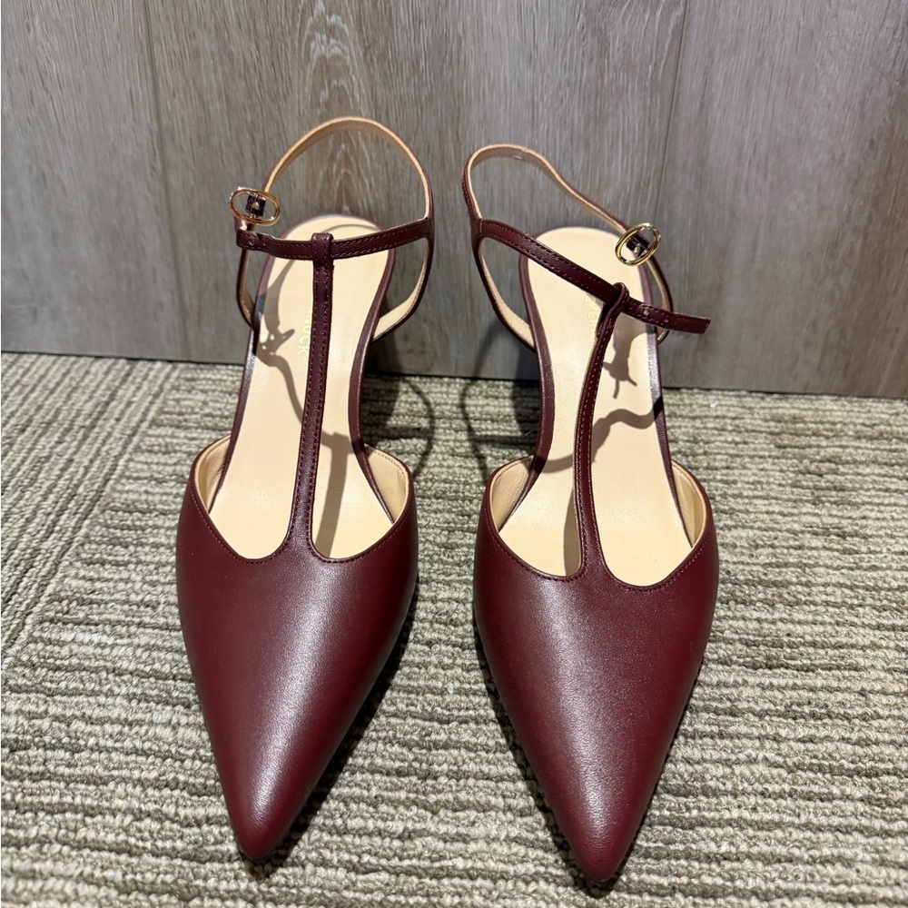 Tuckernuck Margot Heels in Oxblood